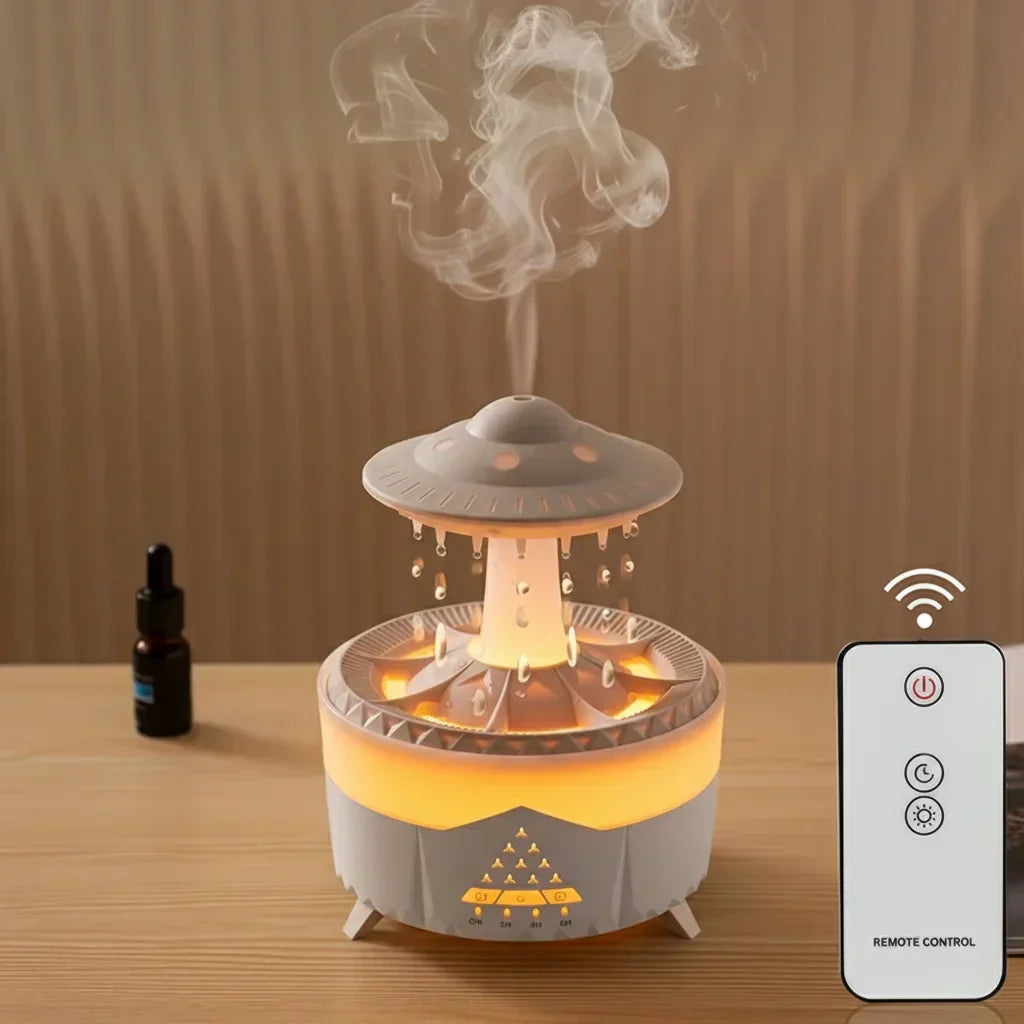 Humidificateur Aroma 350ml avec effet pluie et brume