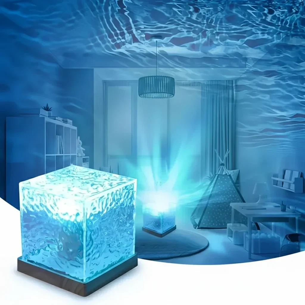 Lampe projecteur effet eau 16 couleurs