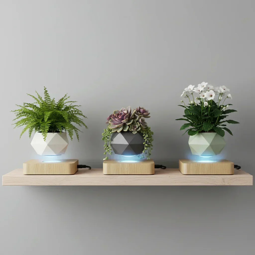 Pot de fleurs flottant design