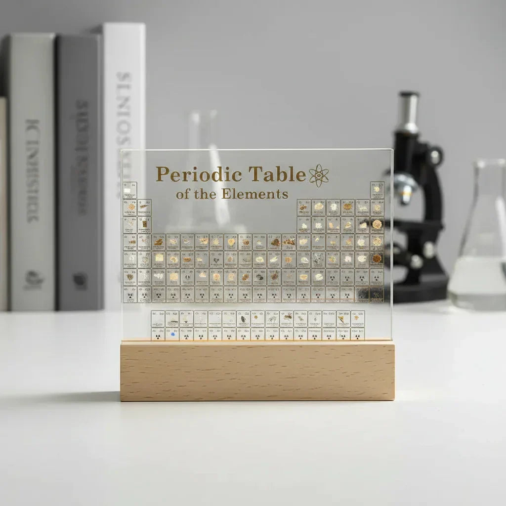 Table périodique des éléments 3D décorative
