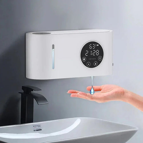 distributeur de savon automatique mural blanc Home Kaia