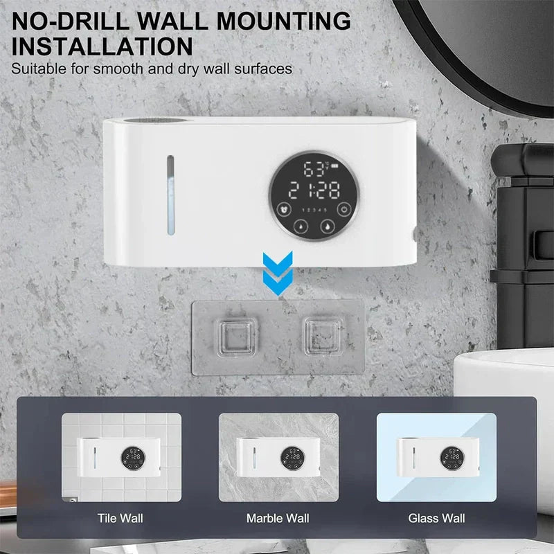 distributeur de savon mural installation sans percage